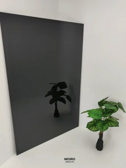 Revestimiento de pared efecto Espejo  - Negro