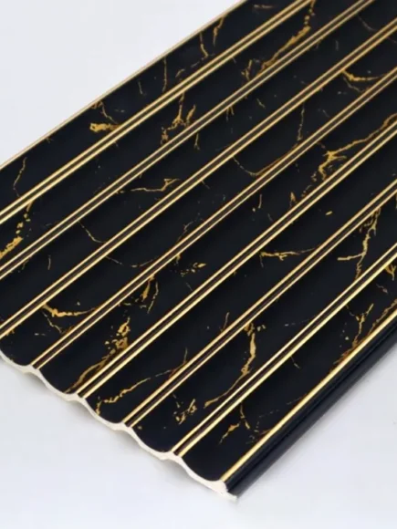 Listones de madera - Negro Gold